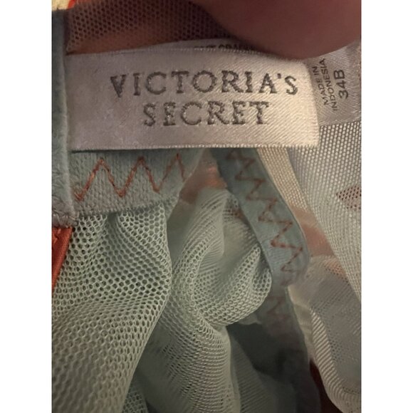 Victoria's Secret blue babydoll sheer top chemise ASO Vampire Diaries 34B - Picture 5 of 11